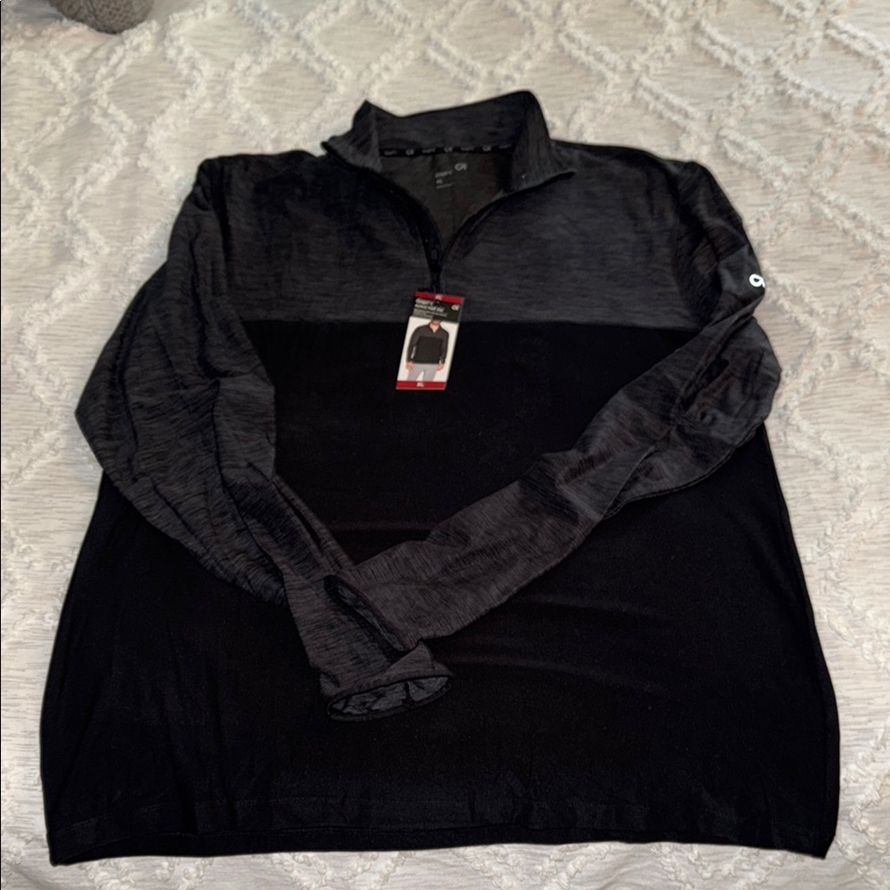 GAP Black & Gray Active Zip Up